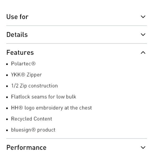 Helly Hanson Daybreaker 1/4 Zip Black Fleece Polartec Jacket Size Medium - Picture 16 of 16